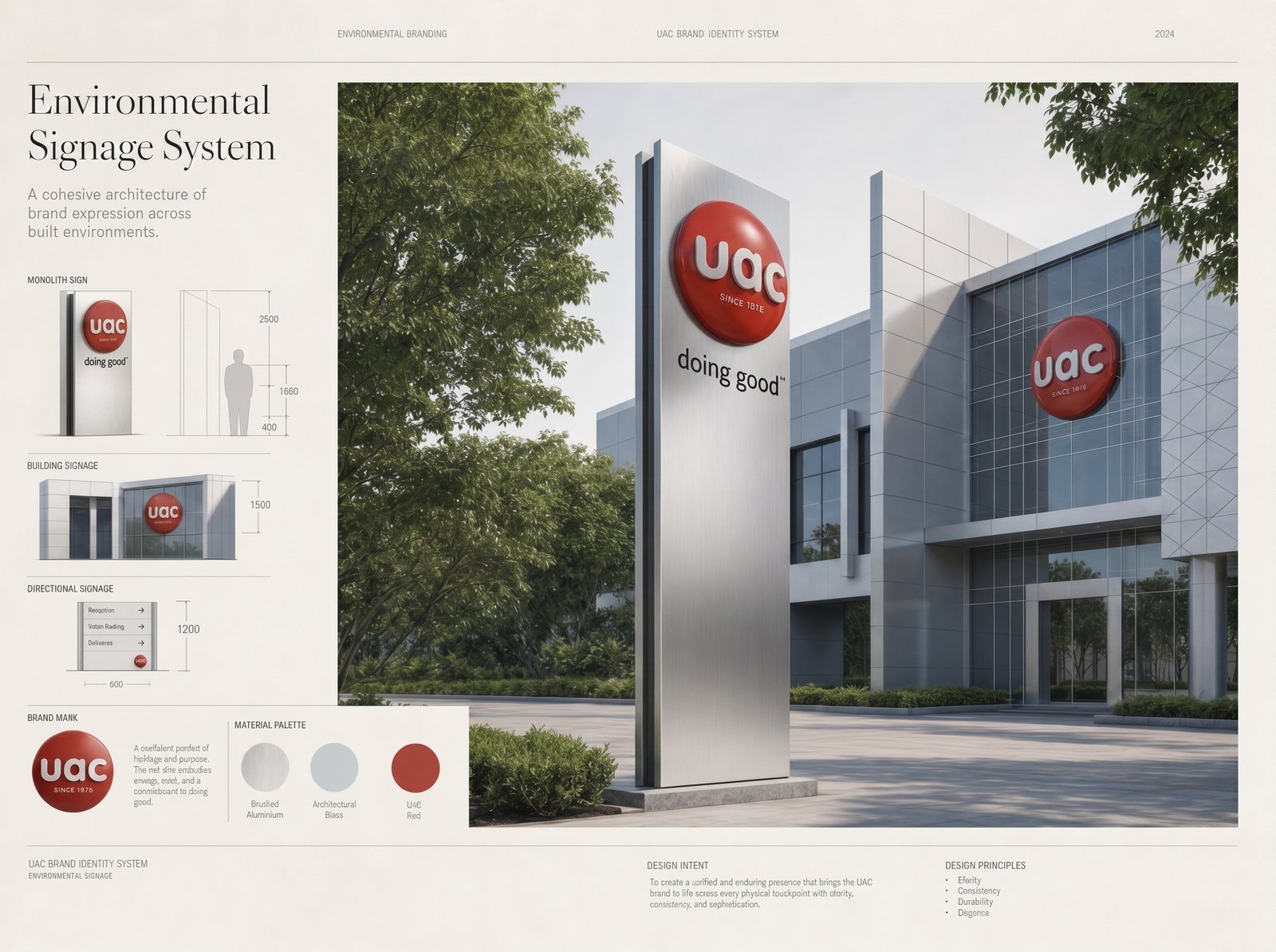 UAC environmental signage system